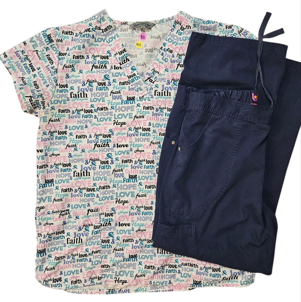 Live Laught Love Scrub Set